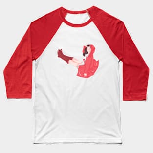 Girl in a cloak. Baseball T-Shirt